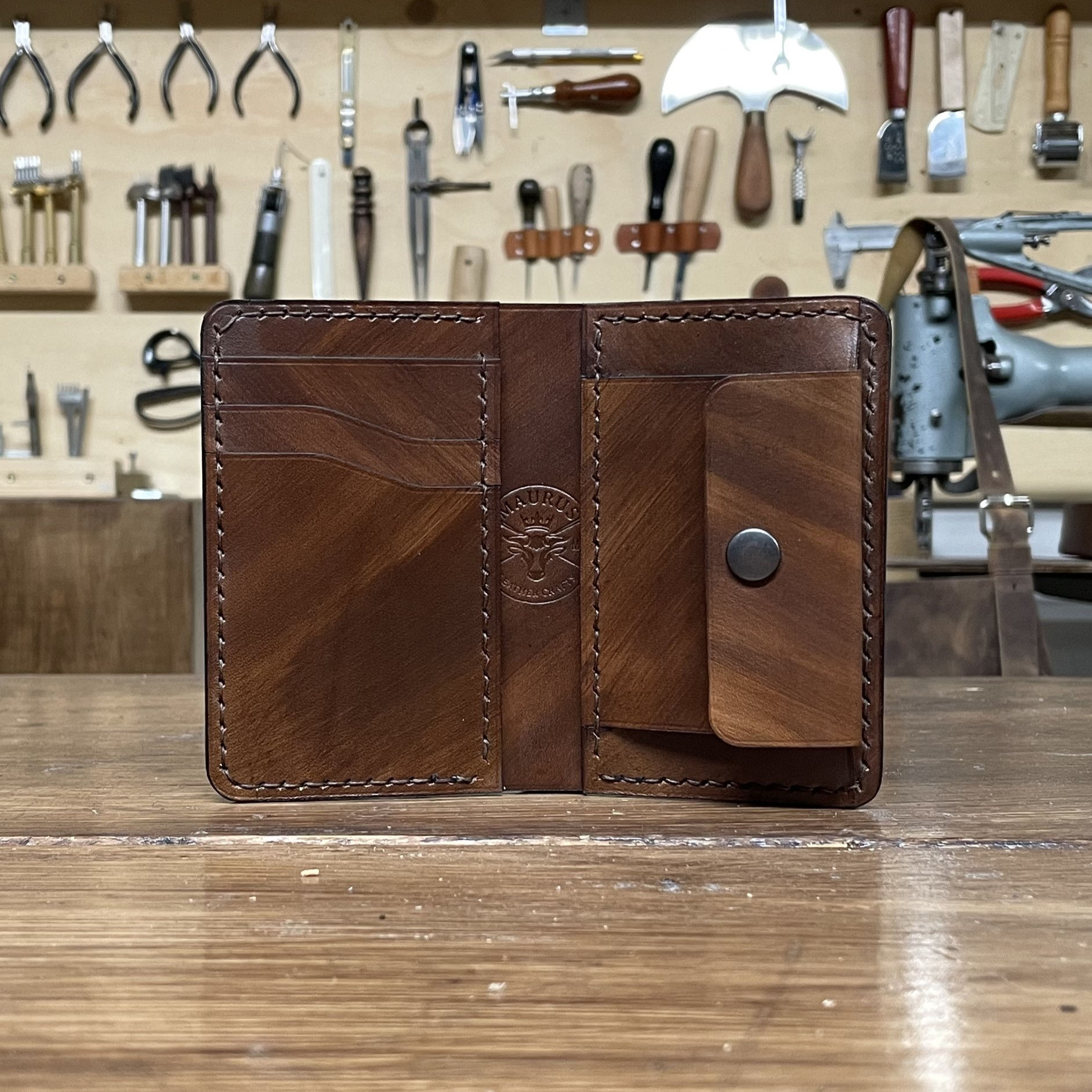 Cesco - portafoglio in pelle con porta monete