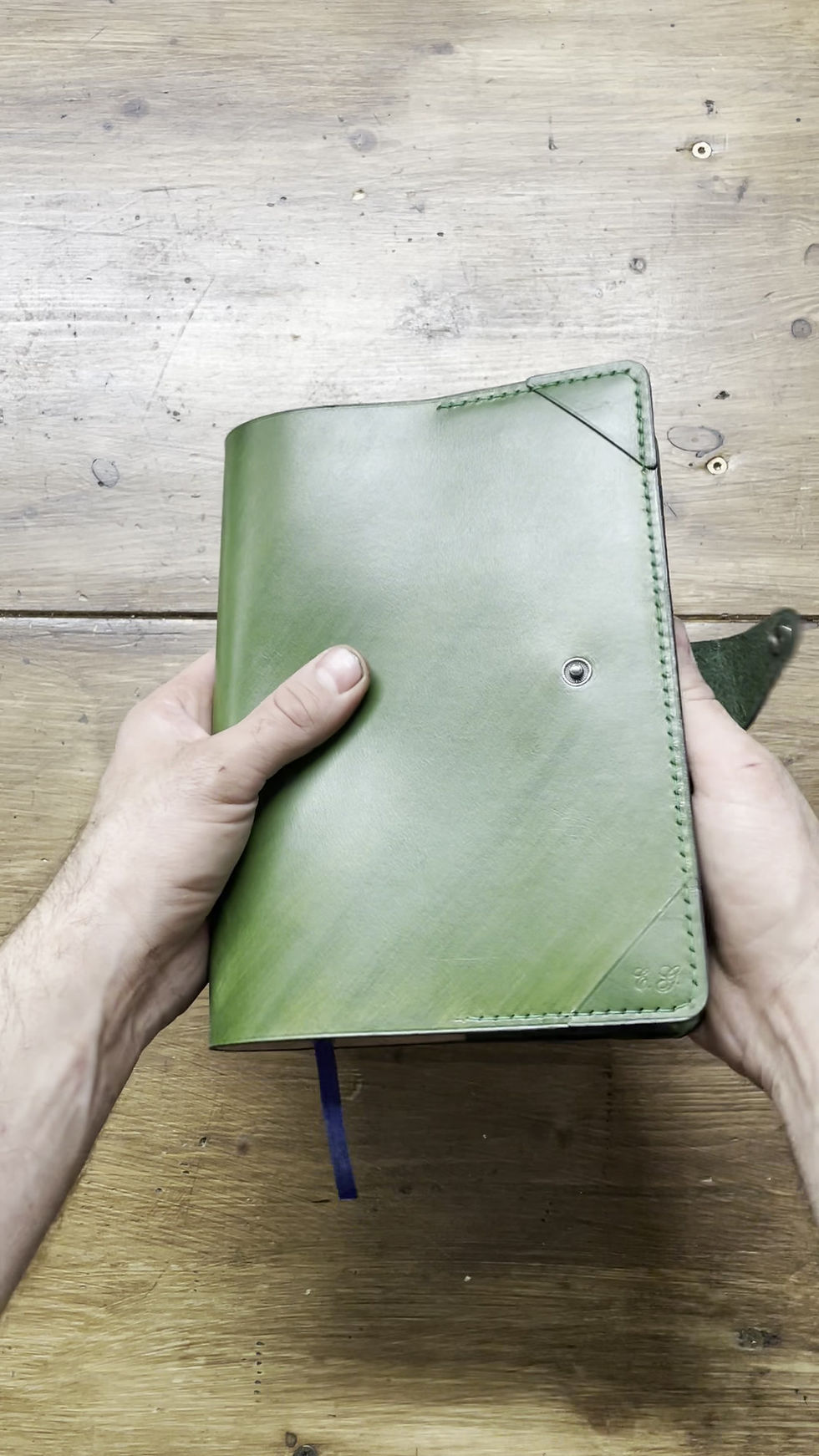 Miniatura: Copertina in pelle per agenda a5, personalizzabile
