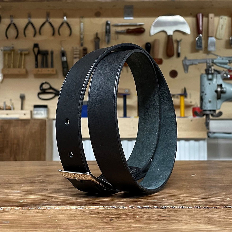Miniatura: Cintura in vera pelle altezza 30 mm