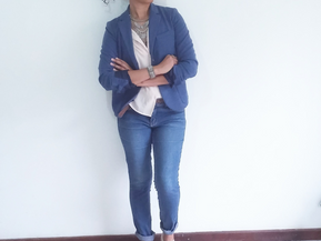 Look Despojado Com Blazer