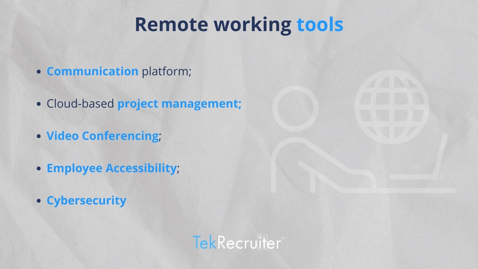 Remote work environment tools