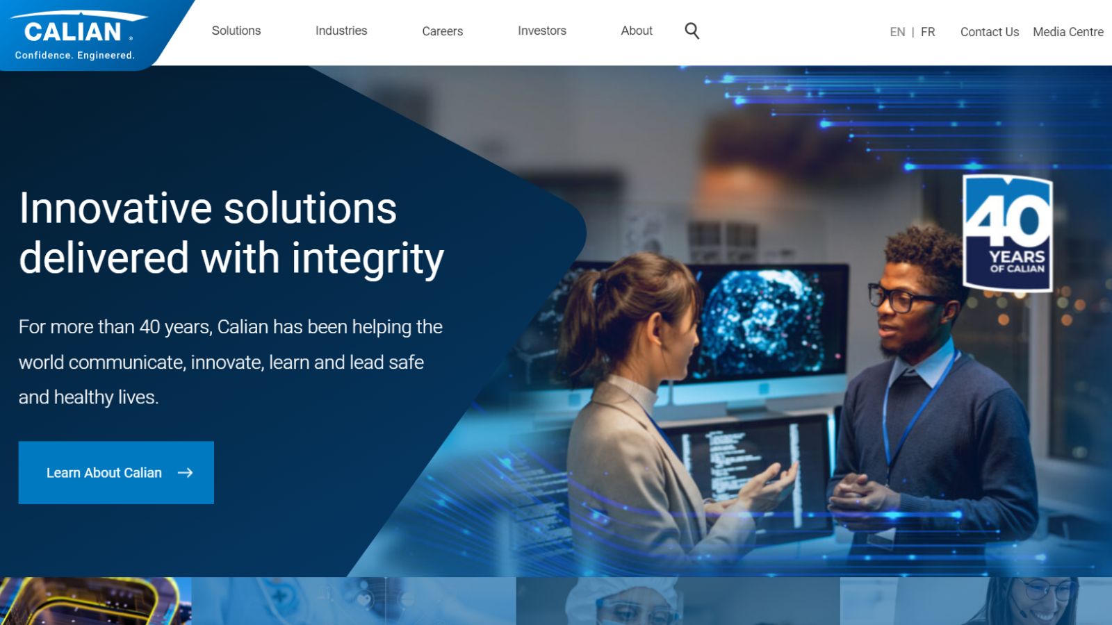 Calian Technologies website