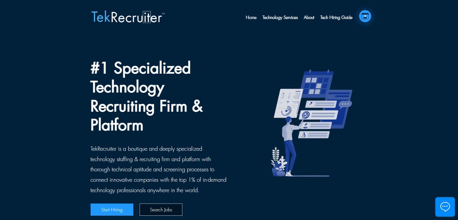 TekRecruiter website