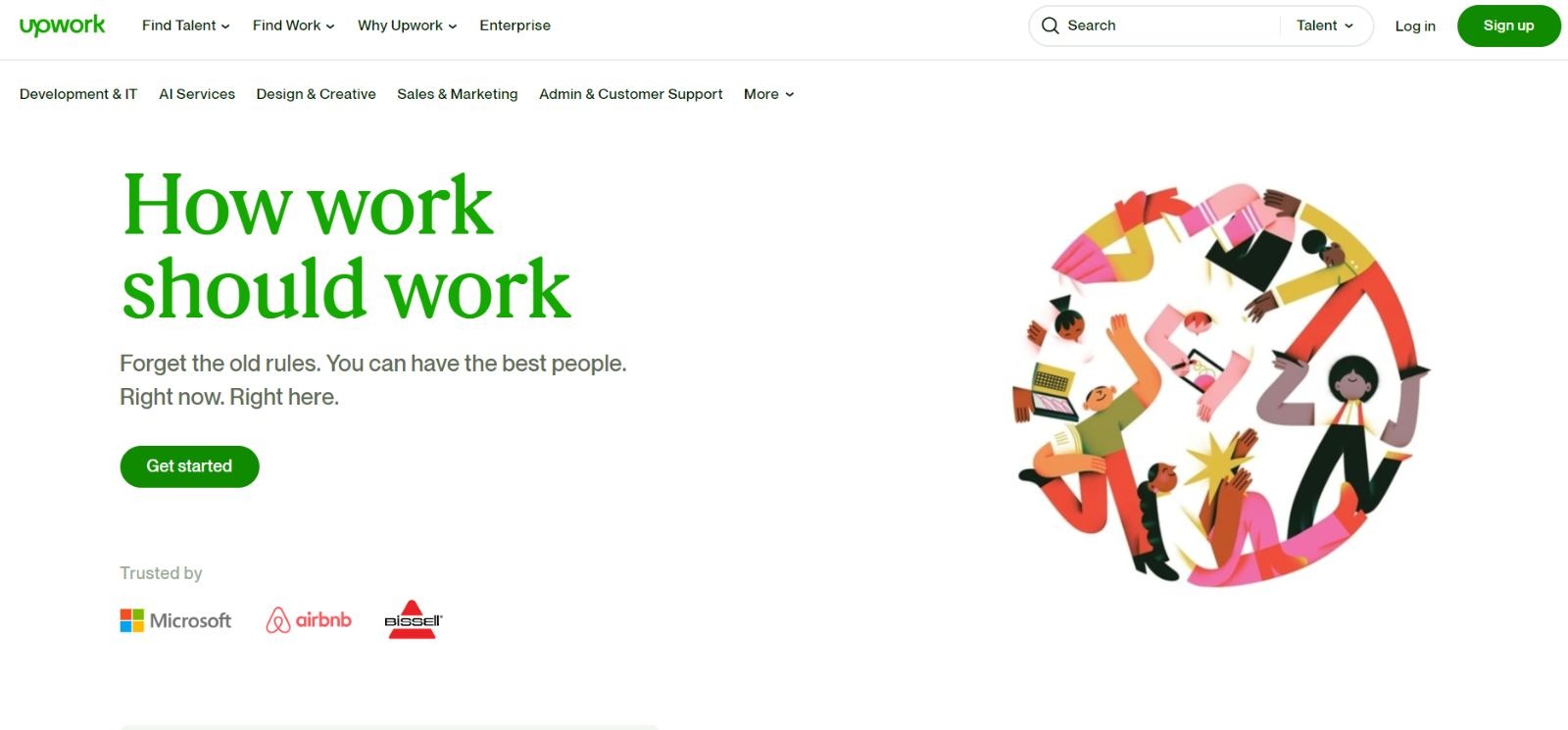 Upwork website