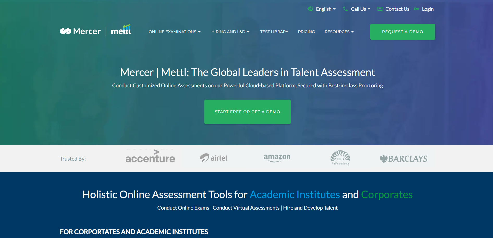 Mettl website