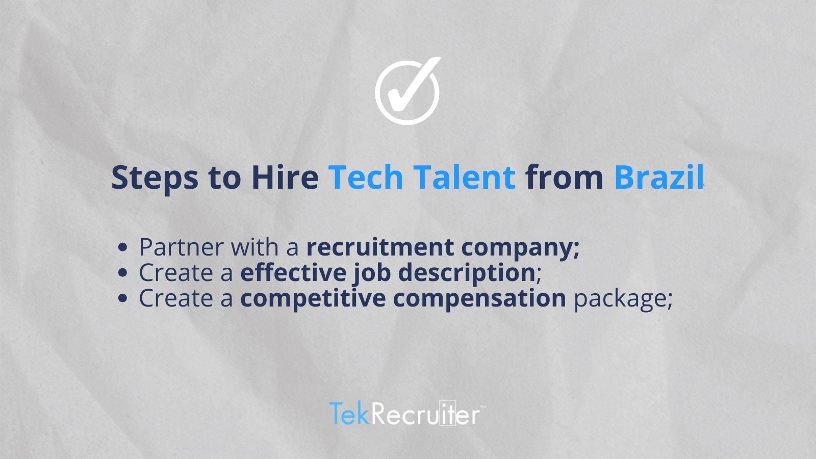 Steps to Hire Tech Talent from Brazil