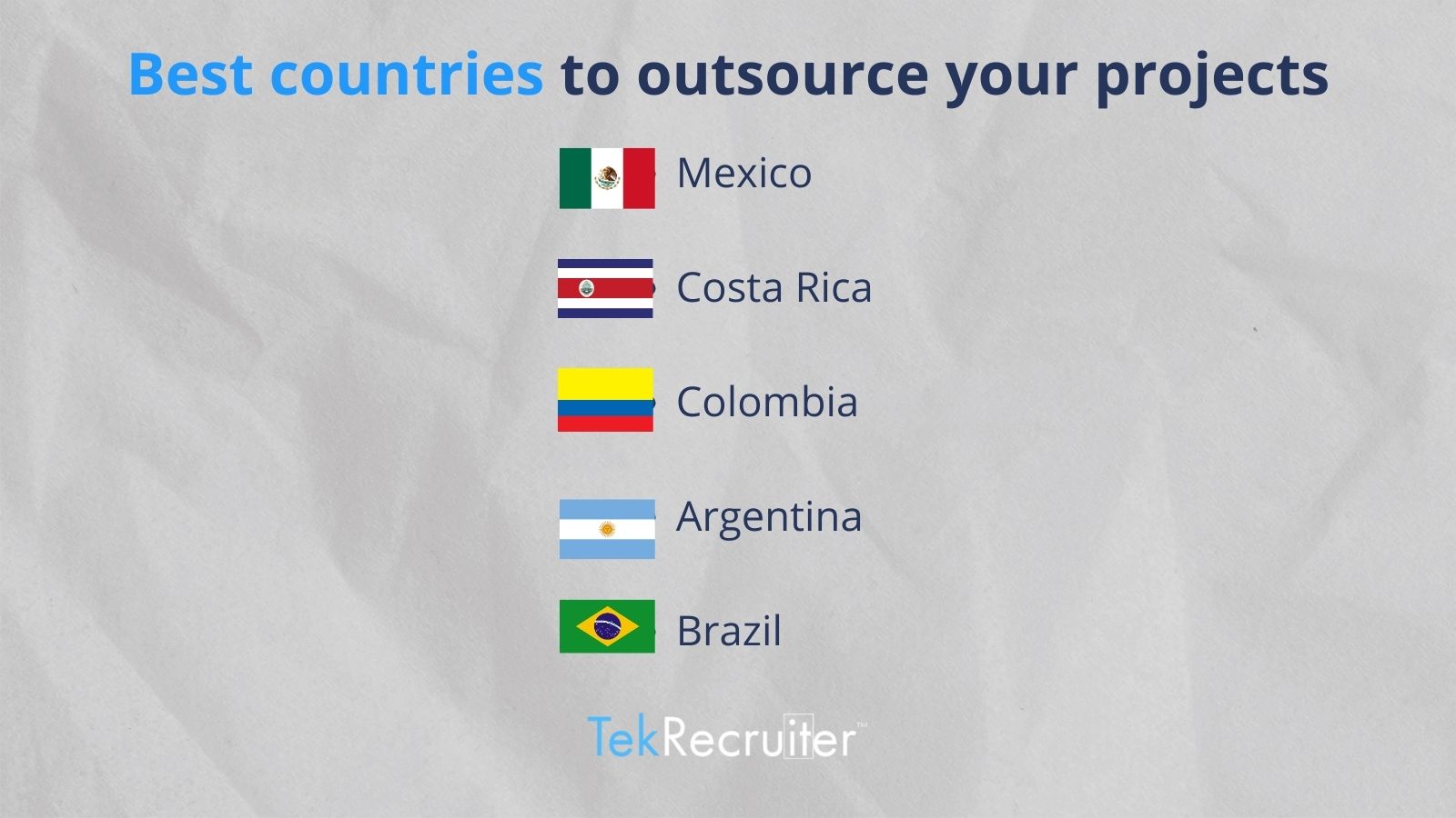 Best countries to outsource your projects