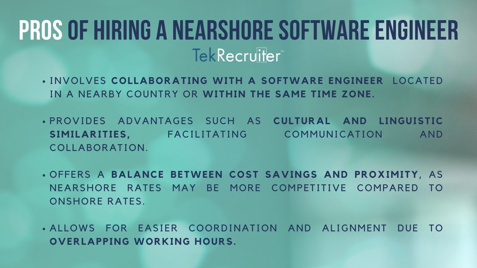 Pros and Cons of Hiring a Nearshore Software Engineer nearshore outsourcing