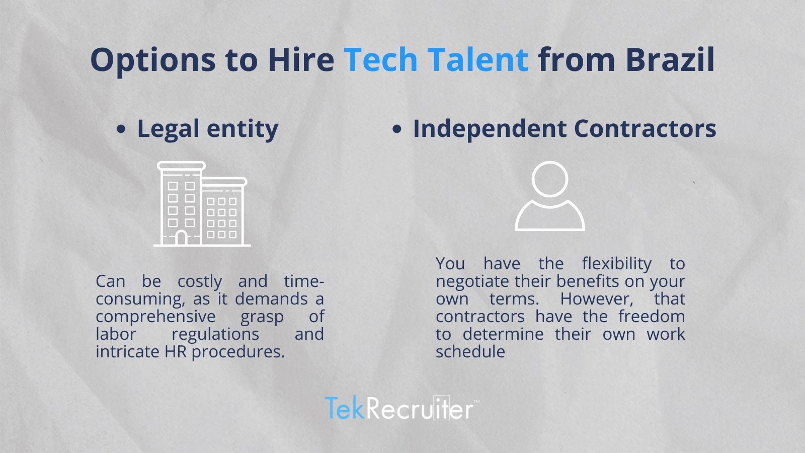 Options to Hire Tech Talent from Brazil