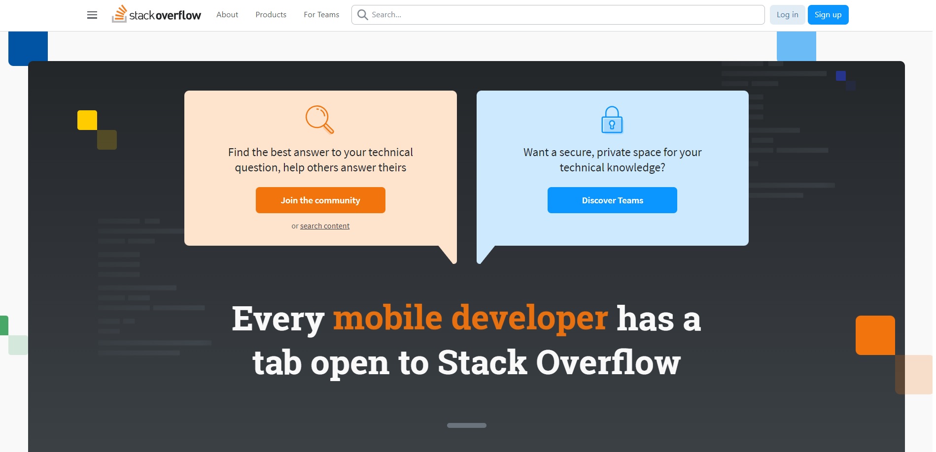 target candidates on stackoverflow