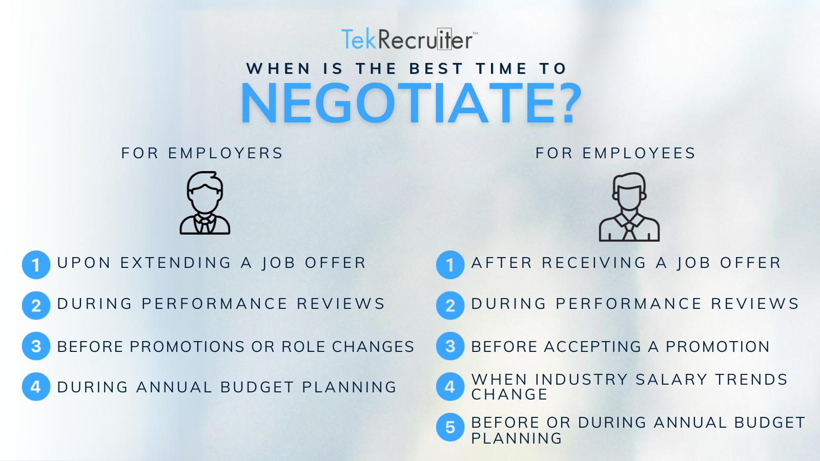 best time to negotiate salary