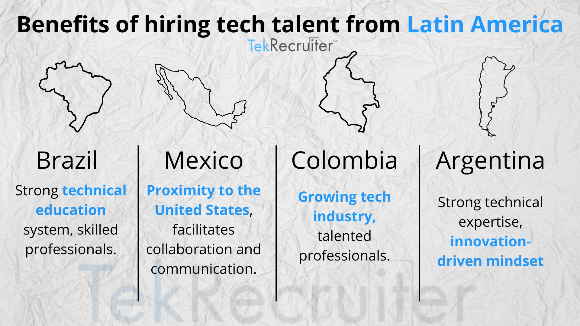 Benefits of hiring tech talent from Latin America