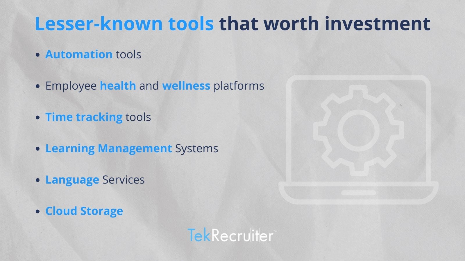 Lesser-known remote work tools