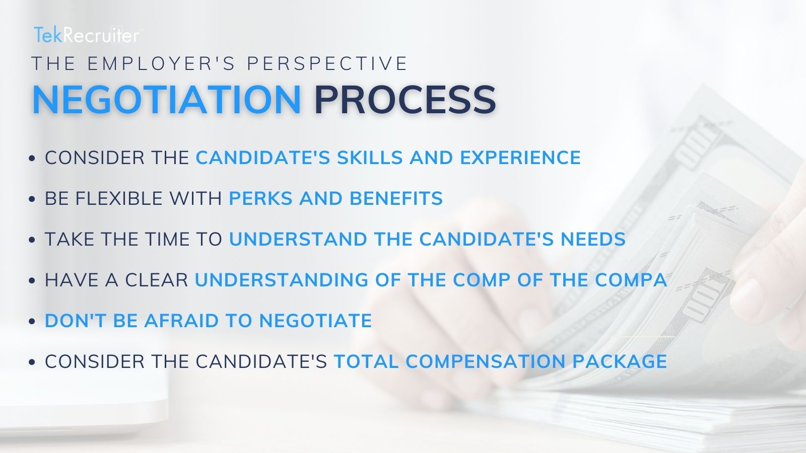 negotiation on total compensation