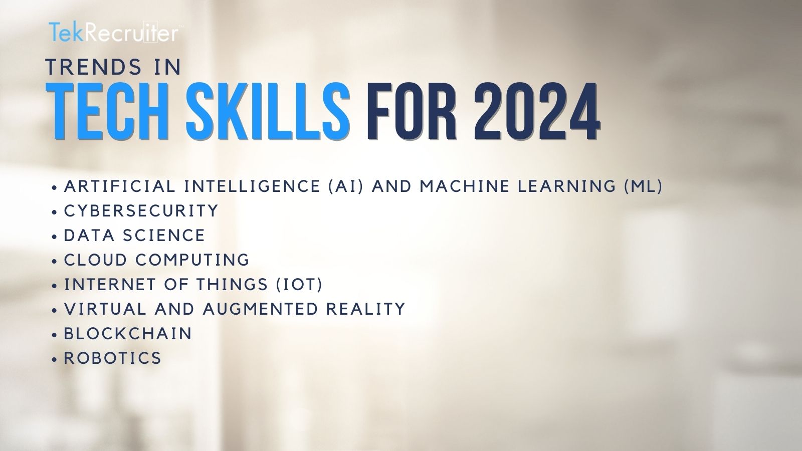 Trending Tech Skills for tech roles in 2024