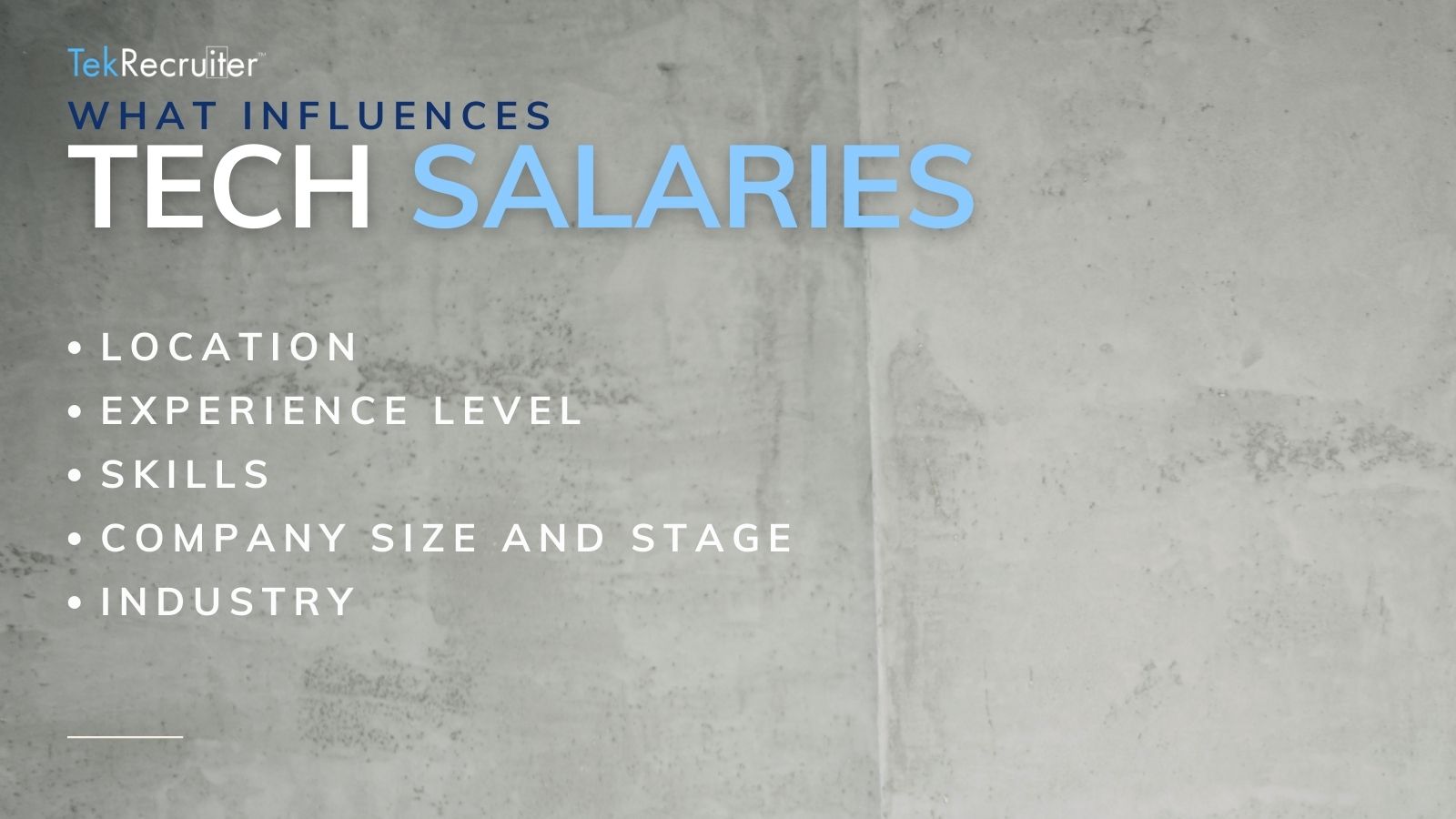 what influences salary based negotiating