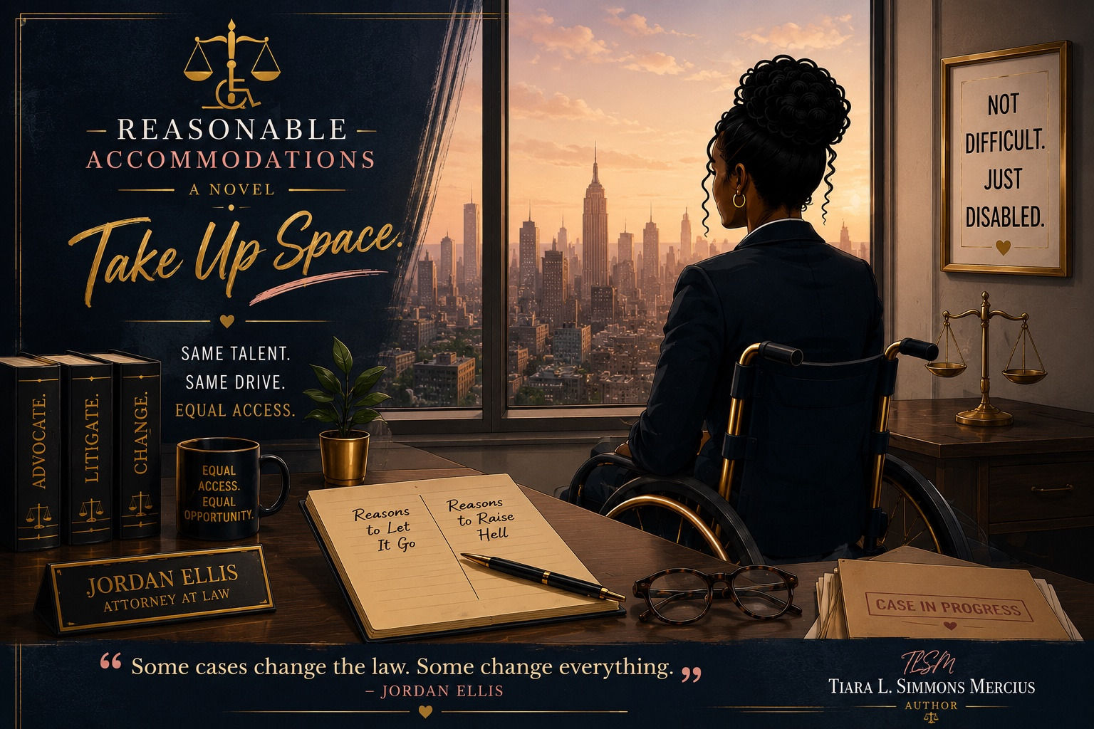 Reasonable Accommodations – "Take Up Space" Desktop Wallpaper