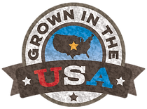 Grown in the USA badge for website