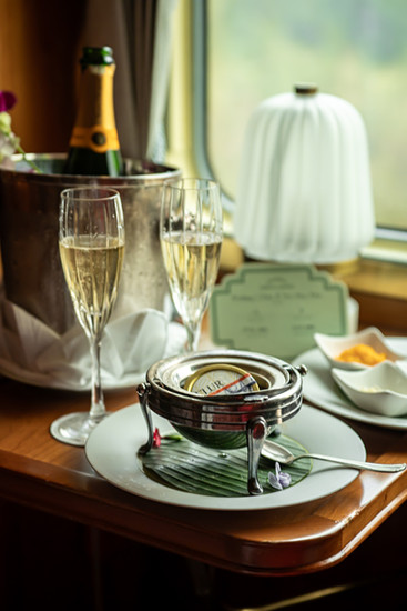 The welcome amenity for higher category cabins