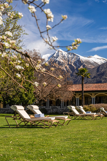 The expansive lands and fields at Castello del Sole