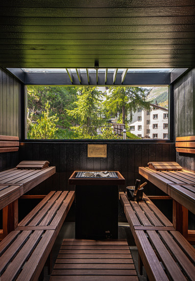 The amenities at Atman Mountain Spa at CERVO