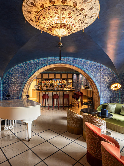 The stunning Bar Bassa Selim at Castello del Sole