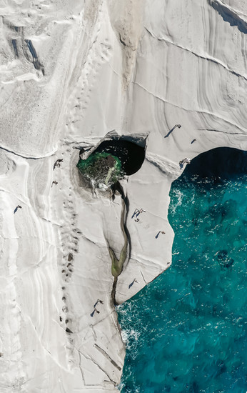 The incredible Sarakiniko Beach