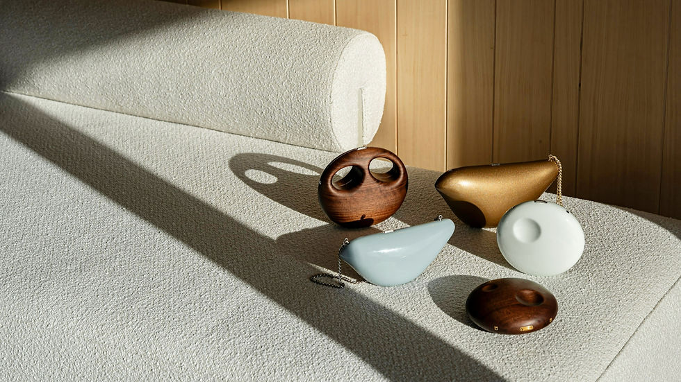 The sculptural shapes and designs become the signature of Eittem.