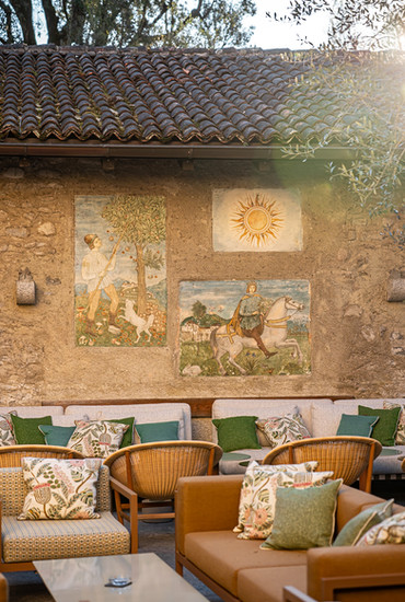 Inside the stay at Castello del Sole