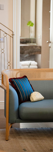 The rooms and suites are full of designed details from local artisans.