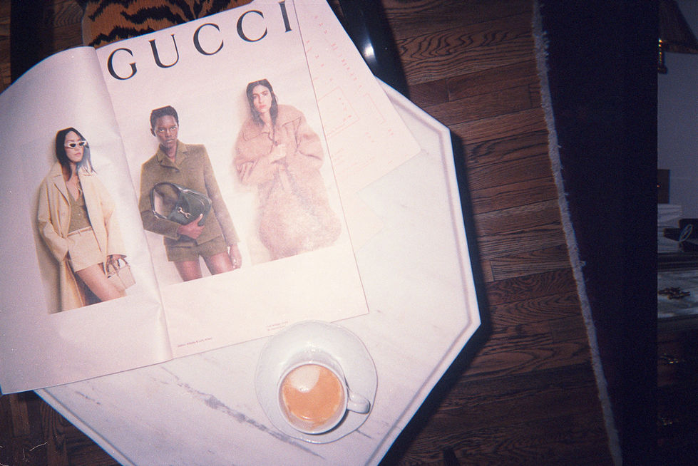 Gucci Ad in Interview Magazine, Hotel Chelsea
