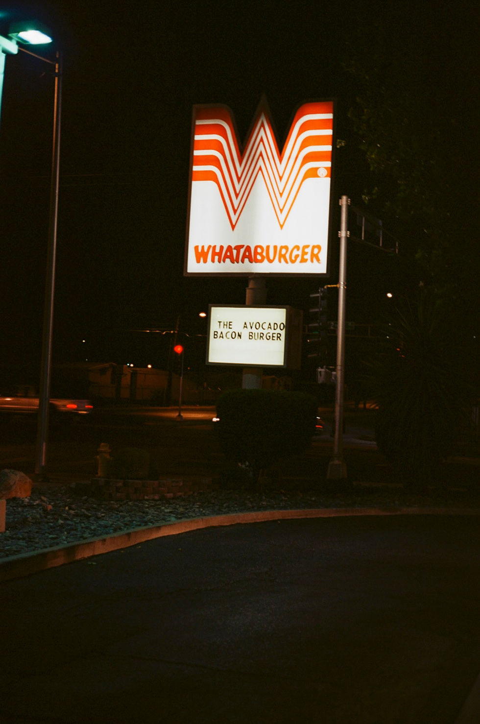Whataburger at Night, Albuquerque, NM