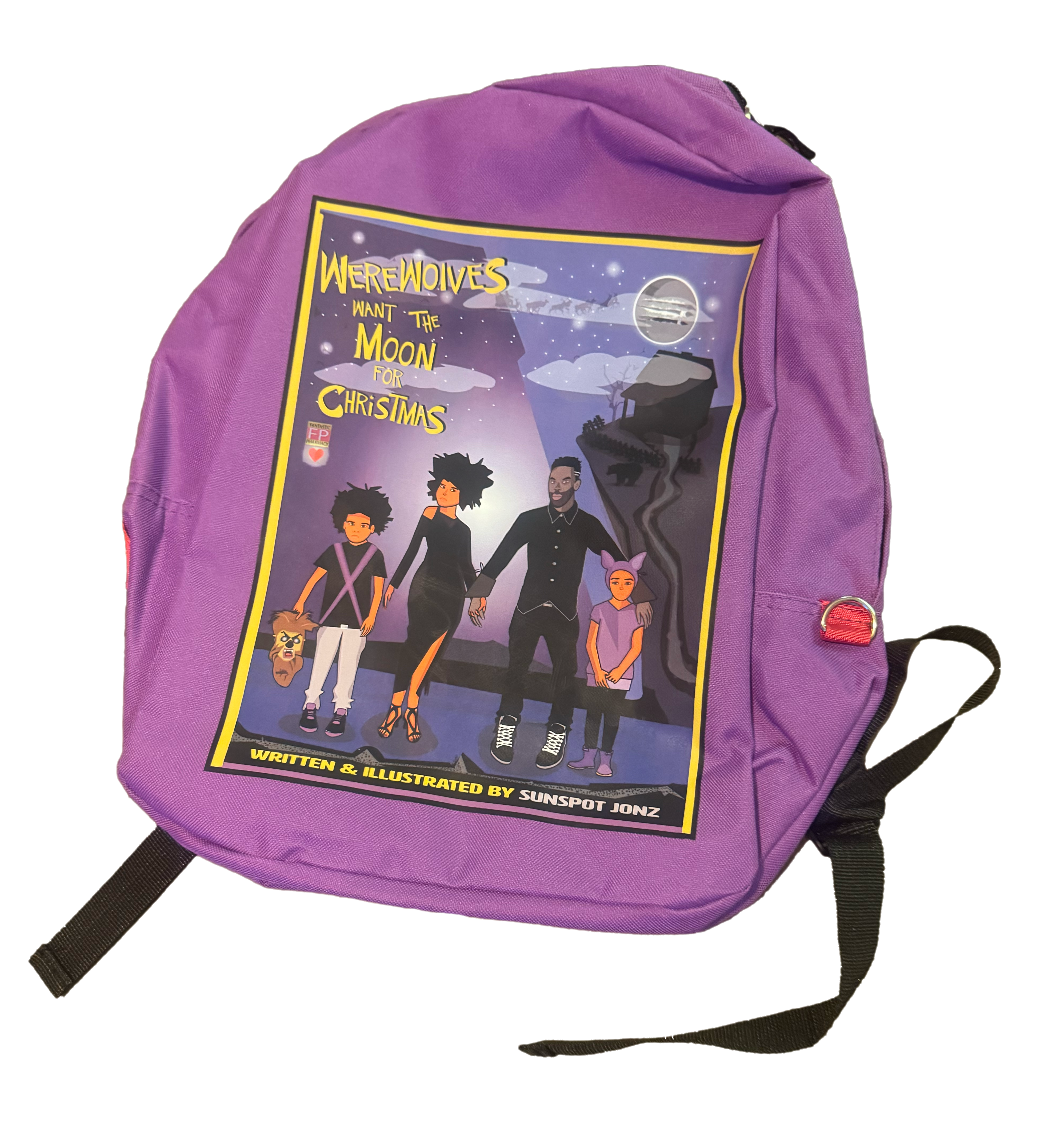 Werewolves Want the Moon for Christmas Backpack