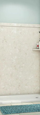 Modern shower renovation in Celebration.