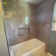 Jume Onyx Coral 23.62 in. x 47.24 in. Polished Porcelain Floor and Wall Tile 12.99 sq ft p