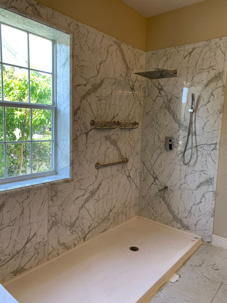 NewStyle KBF walk-in shower installation in Kissimmee, FL.