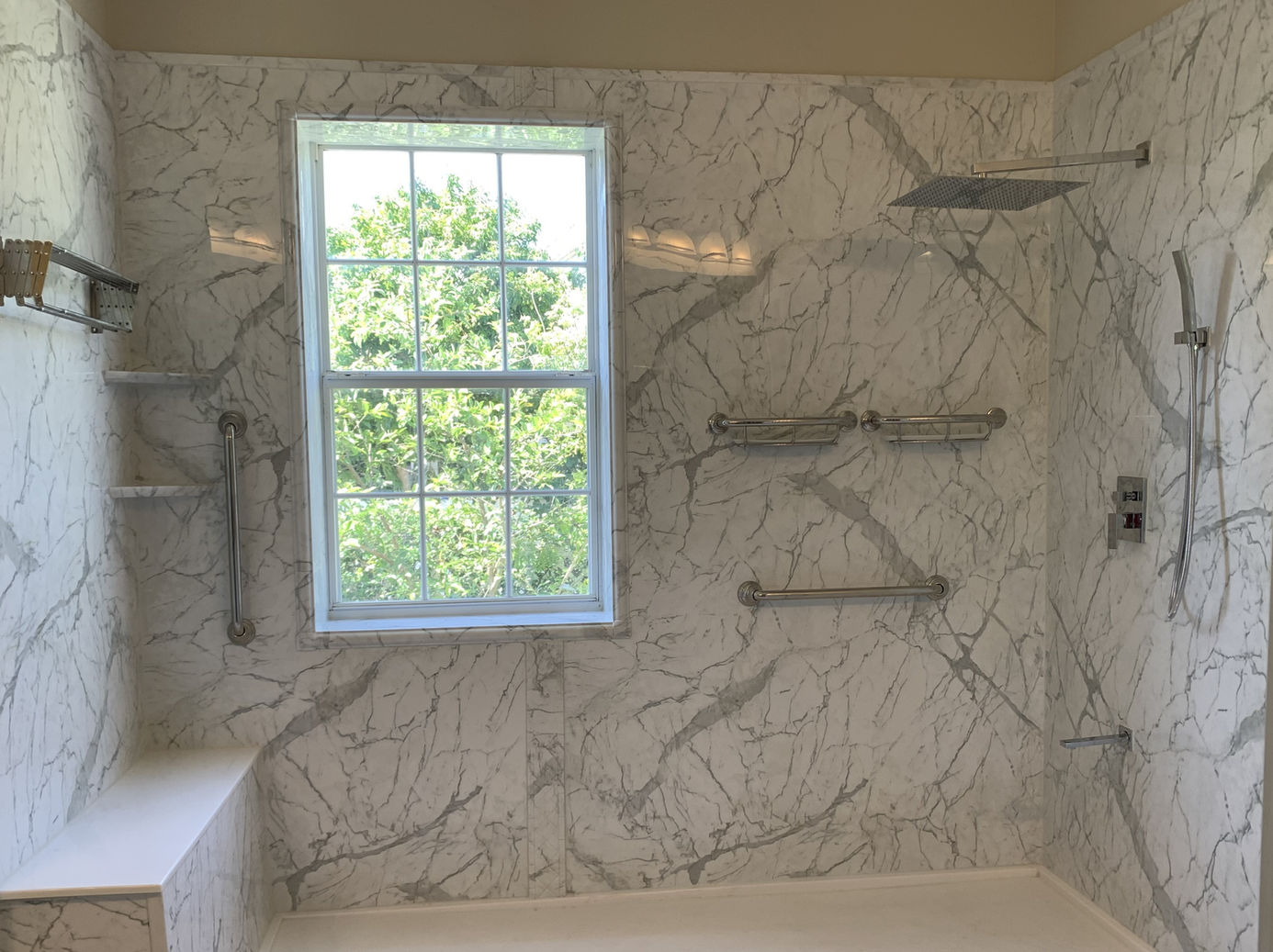 NewStyle KBF shower remodel completed in Kissimmee.