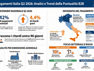Ritardi nei pagamenti in Italia: il campanello d'allarme del Q2 2026 (e il report da scaricare)