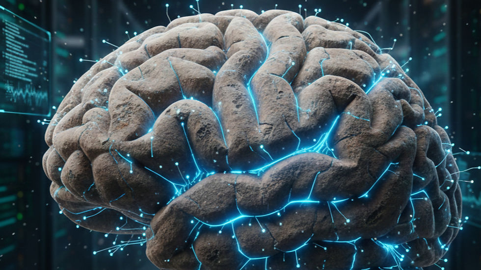 Fossilized errors are active in the performing brain.