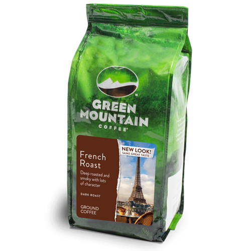 Green Mountain® French Roast - Bag - Regular - Dark Roast - 12oz Ground