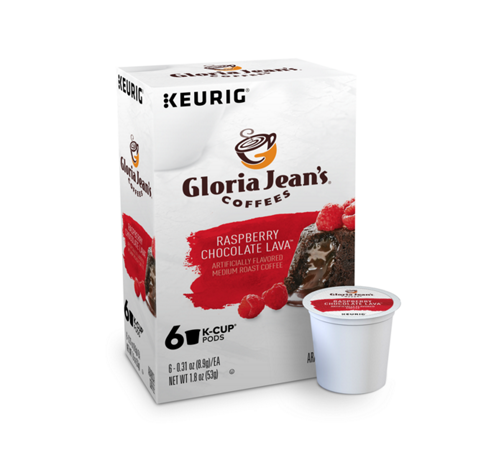 Thumbnail: Gloria Jean Raspberry Chocolate Lava Coffee - KCup® - Regular - Med Roast - 6ct