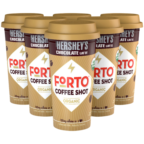 FORTO® Hershey’s Chocolate® Latte Coffee Shot - Coffee Shots - Regular - 6ct