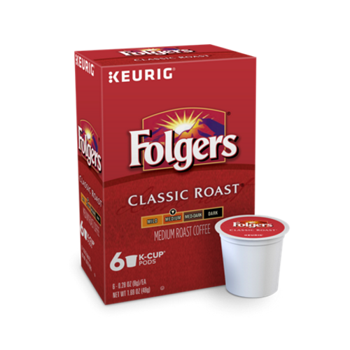 Thumbnail: Folgers® Classic Roast® Coffee - K-Cup® - Regular - Med Roast - 24ct