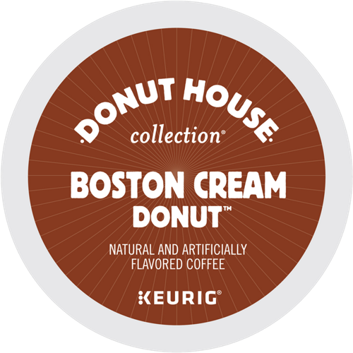 Donut House® Boston Cream Donut™ Coffee - K-Cup® - Regular - Med Roast - 18ct