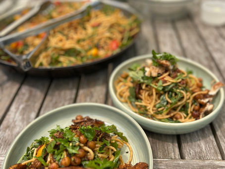 A Versatile Mediterranean Spaghetti Dinner