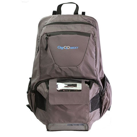 O2totes OxyGo Next Backpack – Black, Extra Storage, Portable Oxygen Tank Bag