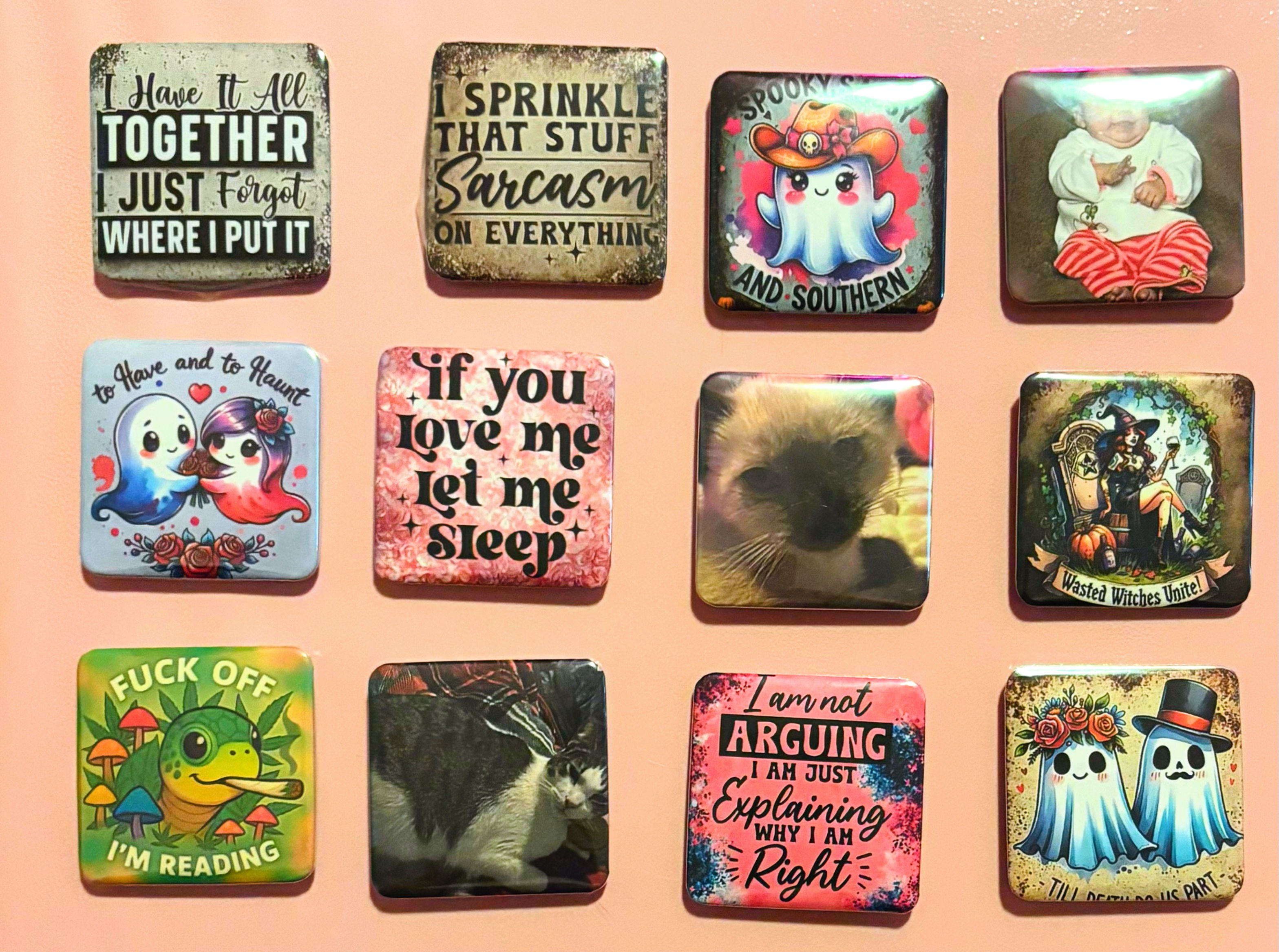 Fridge Photo Magnets 2 in x 2 in Square