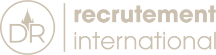 Logo DR Recrutement International long