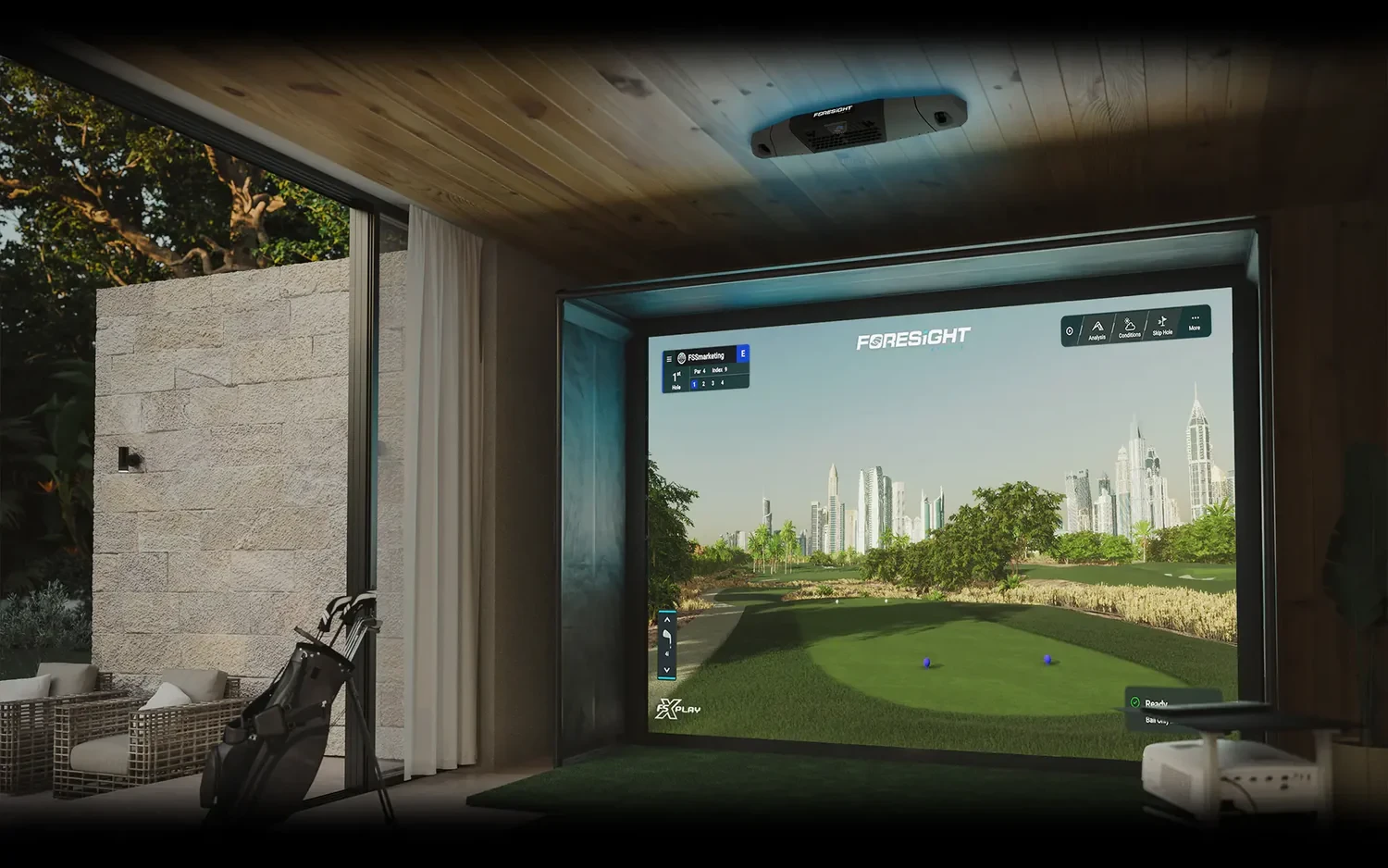 Foresight Falcon Overhead Launch Monitor