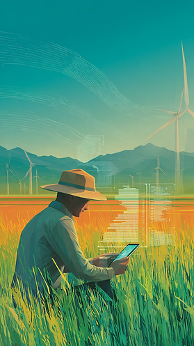 johndoe_mj_A_farmer_wearing_a_sun_hat_operates_a_tablet_in_a__47664ba8-820f-4bfd-b1c0-a40b8882546d_3.png